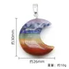 Cristal Natural Amatista Jade Piedra Colorida Gema Natural Empalme Artesanía Colgante Adornos Suministro Transfronterizo