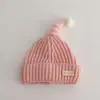 Ins Moda Gorro de Lana para Bebé Otoño e Invierno Cálido Gorro con Protección para las Orejas Lindo Súper Adorable Unisex Niños Bebés Gorro de Punto