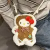 Auténtico Peluche de Dibujos Animados Sanrio Hello Kitty Bolsa Decoración Colgante Llavero Colgante