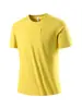 Venta Directa de Fábrica Camiseta de Manga Corta Secado Rápido de Seda de Hielo para Hombre Verano Delgada Elástica Deportiva Casual Cuello Redondo Camiseta para Hombre T2603