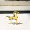 Cavalo do Zodíaco Cavalo para o Sucesso Decoração de Mesa para Casa Estudo Escritório Decoração de Mesa de Vidro Zibo Boshan