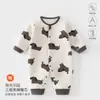 Macacão de Bebê, Classe A, Roupas de Bebê para Outono e Inverno, Quente, Macacão Sem Costura, Macacão para Engatinhar em Casa, Roupa de Bebê Anyang
