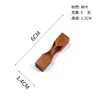 Estilo Japonés Nanmu Loto Estante de Cuchara de Madera Estante para Palillos Estante de Almacenamiento Empalme de Hojas Soporte de Palillos de Madera Adornos de Mesa de Comedor para el Hogar