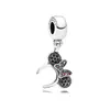 Plata de Ley S925 Panjia Dora Corona de Princesa Sombrero de Mickey Stellalou Serie Disney Cuentas Panjia para Manualidades