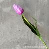 Tulipa de Ponta Única Flor Artificial Lírio Arranjo de Flores para Salão de Casamento Decoração de Casa Flor de Seda Atacado Flor Artificial Atacado