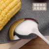 Colher de sopa de aço inoxidável platina estilo japonês cabo longo escorredor para panela quente em estoque utensílios de cozinha hotel restaurante concha de sopa pública
