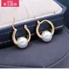Accesorios diy tachuelas de plata de ley 925 hebilla de oreja anillo de oreja de dos clavos pendientes de perlas pendientes pendientes material chapado en platino
