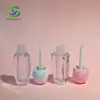 Tubo de Gloss Transparente Shanyi de Plástico com Formato Irregular Tubo Vazio Tubo Redondo para Gloss Labial Tubo de Plástico para Gloss Labial Material de Embalagem 3ml