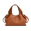 2025 Bolso Nuevo de Nube para Dumplings para Mujer Moda de Comercio Exterior Bolso de Hombro Plisado Retro Estilo Occidental El Más Fácil de Combinar Bolso de Mensajero de Mano