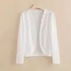 Xale de Seda de Gelo para Mulheres, Cardigã com Proteção Solar para Usar com Saias, Cor Sólida Versátil, Vestido Longo Plus Size, Comprimento Médio para Cobrir os Braços