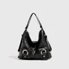 Mochila Multifuncional de Couro Macio Estilo Coreano, Bolsa Tote para o Trabalho, Grande Capacidade, Bolsa Simples Feminina, Mochila Versátil de Ombro Único Transversal
