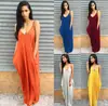 Ebay AliExpress comércio exterior vestido de praia Europeu e Americano irregular alça fina V profundo Bolso vestido feminino