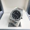 Reloj Mecánico Automático Aijiapi Royal Oak AP Resistente al Agua Luminoso Serie 15500 Fábrica de Relojes Cabello Recto