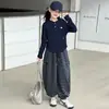 Conjunto de Ropa para Niñas Primavera y Otoño 2026 Nuevo Conjunto Deportivo Infantil Elegante para Niños Mayores Conjunto Casual de Sudadera Dos Piezas