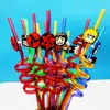 Nuevas Pegatinas de Popote de Dibujos Animados, Pegatinas de Popote Personalizadas para Bar, Pegatinas de Popote para Decoración de Fiestas, Venta al por Mayor Transfronteriza
