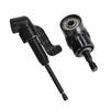 Taladro manual de esquina con cabezal de lote negro, destornillador, herramienta de giro de 105 grados, accesorios para herramientas eléctricas