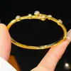 Moda Transfronteriza Europea y Americana Forma de Serpiente de Circonita Pulsera Geométrica Lujo Ligero Sensación de Alta Gama Pulsera Diseño de Nicho Joyería de Mano de Moda para Mujeres