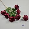 Peônia Requintada de 7 Cabeças Estilo Escandinavo Peônia Adereços de Casamento Artificiais Material de Flor Decoração de Hotel Flor de Galho Alto Decoração Suave para Casa