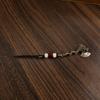Llavero de latón con colgante para bolso de pareja, adornos de cobre puro, hacha Panlong, llave de coche, pequeños accesorios, productos pequeños de Yiwu
