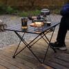 Nueva Mesa Plegable Ligera para Exterior Portátil para Camping Completo Picnic Almacenamiento Simple Mesa Plegable Tipo Rollo de Huevo para Exterior
