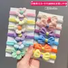 Corda de Cabelo Infantil Faixa de Cabelo Faixa de Cabelo para Meninas Corda de Cabelo Fofa Elástico de Cabelo para Meninas Acessórios de Cabelo Não Bata Anel de Toalha de Cabelo