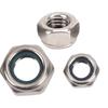 Acero Inoxidable 304/316 Tuerca Autoblocante de Nailon Din985 Hexagonal Autoblocante Antiaflojamiento Rosca Fina Rosca Inversa Tapa de Tornillo M3