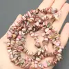 Pulsera de Piedra Cruda de Grava de Ágata Cristalina Desmagnetizada con Cuentas de Piedra Asimétrica Perforada Accesorios de Joyería DIY 5-8mm