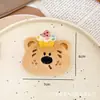 Pingente de Boneco Urso de Desenho Animado Acessórios para Bolsa Broche DIY Roupas Infantis Acessórios de Cabelo Sapatos Chapéus Lenços Acessórios