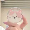 Soporte Magnético de Gato y Cachorro Lindo Funda para Teléfono Móvil 17Promax Adecuado para 16Pro Magnético Doble Capa 14Pro/15
