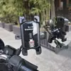 Soporte de Teléfono para Coche Eléctrico Batería Motocicleta Bicicleta Repartidor de Comida Vehículo Especial Montaje en Vehículo Soporte de Teléfono a Prueba de Golpes para Navegación