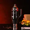 Nueva Taza de Hielo de Alta Calidad y Gran Capacidad Taza Aislada de Acero Inoxidable 316 Taza de Agua Portátil para Coche con Popote para Exteriores