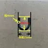 Gancho de Soldadura de Anillo en U de Hierro Sólido, Doblado de Barra de Hierro con Forma de Arco Semicircular, Gancho de Hebilla en U, Doblado de Barra de Oreja de Elevación