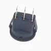 Interruptor basculante KCD1-204-3P de tres patas, tres engranajes, orificio de 15 MM, interruptor de encendido para lámpara de mesa, Negro