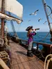 Fantasia Fofa de Capitã Pirata para Meninas para o Halloween, Roupa de Festa Cosplay Infantil, Direto da Fábrica