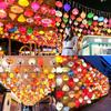Lanterna antiga ao ar livre, cidade antiga, rua, internet, celebridade, passagem, cena noturna, decoração, lanterna, formato especial, lanterna vietnamita