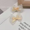 Celebridade da Internet Mini Laço de Organza Iridescente Acessórios DIY Materiais de Decoração para Tecelagem Roupas e Acessórios de Boneca