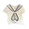 Camiseta de alta qualidade plus size de manga curta para mulheres, novo estilo verão 2026, design solto e modelador, top versátil de ombro normal