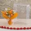 Tulipa Lã Crochê Flor Artificial Decoração de Casa Buquê Tricotado Presente Buquê de Flor Artificial Tricotada em Lã