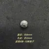 Acessórios DIY de Cristal Alta Retenção de Cor Banhado a Prata Estilo Gótico Flor de Escoteiro Flor de Cruz Anel Corrente Contas Espaçadoras Materiais para Acessórios de Pulseira