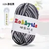 Hilos de Happy Time de Alta Elasticidad 100g Tiras para Tejer Kit de Materiales para Muñeca Oso Crochet Zapatillas Cojín de Lana Cesta de Almacenamiento