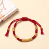 Cuerdas de colores del Festival del Bote del Dragón, pulseras de cordón con monedas de los Cinco Emperadores, pulseras con borlas, cordones de colores tejidos a mano, en stock para venta al por mayor del Día de Mayo