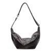 Bolso Texturizado de Alta Gama para Mujer con Gran Capacidad, Nuevo Diseño de Moda Nicho 2026 Bolso Cruzado, Bolso Silla Dumpling para Viajes Diarios