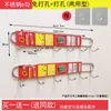 Ganchos de Acero Inoxidable para Uso en Cocina y Hogar, Ganchos Adhesivos, Sin Rastro, Resistentes, Sin Taladro, Fila Larga de Ganchos para Baño, Detrás de la Puerta para Colgar Ropa
