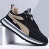 Sapatos Masculinos 2025 Primavera Novos Sola Grossa Malha Respirável Leve Sola Macia Moda Tênis Pai Tênis Esportivo Casual