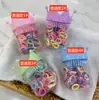 Gomas para el Pelo de Bebé para Niñas que No Dañan el Cabello, Buena Elasticidad, Anillos para el Pelo Lindos tipo Toalla, Alto Valor Estético, Bandas para el Pelo Pequeñas, Accesorios para el Pelo de Niñas