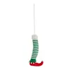 Decoraciones de Rama de Árbol de Navidad de Producto Nuevo de Amazon Transfronterizo Adornos para Árbol de Navidad Decoraciones de Rama de Árbol con Piernas de Elfo