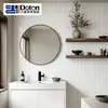 Azulejos brancos nórdicos brilhantes 100*300mm para paredes de cozinha e banheiro, borda chanfrada, azulejos tipo pão de cor sólida, azulejos cerâmicos para exportação