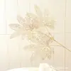 Bayas Rojas Artificiales, Eucalipto y Acebo para Decoraciones de Año Nuevo, Decoración del Hogar y Arreglos Festivos
