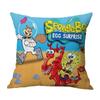 Ventas Calientes Transfronterizas Serie Bob Esponja Lino Hogar Funda de Almohada para Sofá Dormitorio Almohada Estampado por un Lado