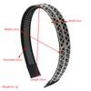 Diadema simple de diamantes de venta caliente en Europa y Estados Unidos, diadema clásica antideslizante de diamantes completos, diadema brillante que combina con todo, accesorios de moda para el cabello para lavarse la cara